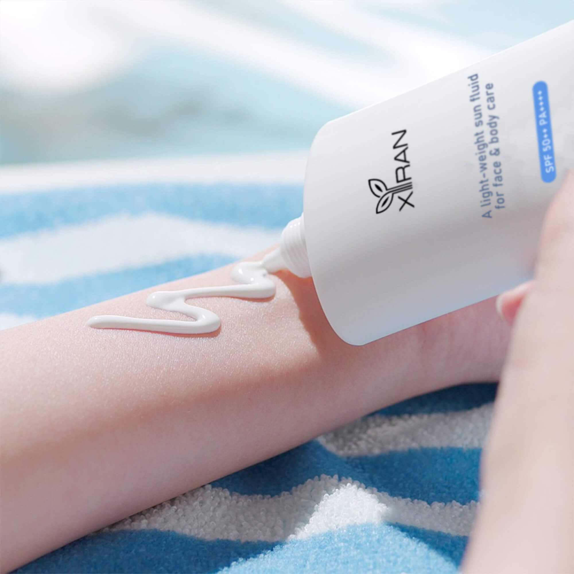 with 100% zinc oxide to shield skin from UV rays